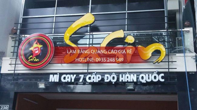 lam bang hieu quan 1 4 - Làm bảng hiệu quảng cáo tại quận 5, Tp HCM