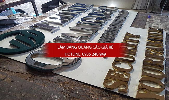 chu noi inox 2 - Làm chữ inox giá rẻ quận Tân Bình