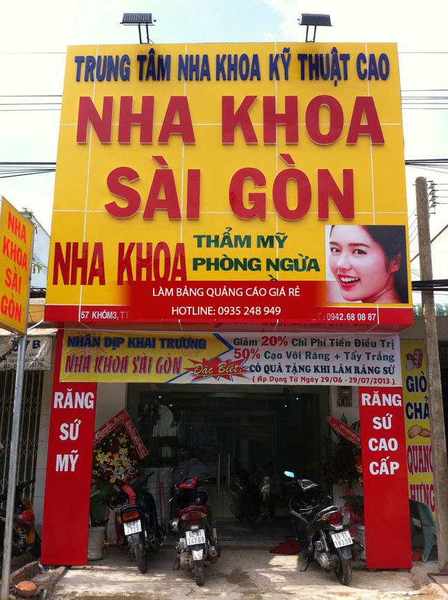 Thi công làm bảng hiệu quảng cáo giá rẻ quận Tân Phú